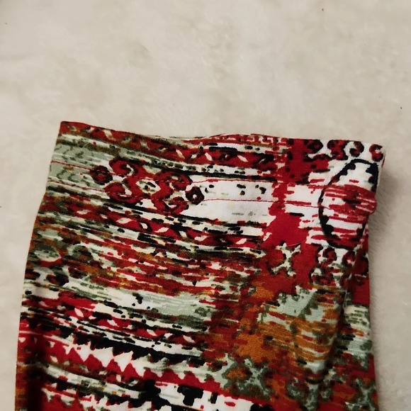 Bobbie Brooks Womens Size 1X Leggings Multi color pattern - Picture 6 of 8